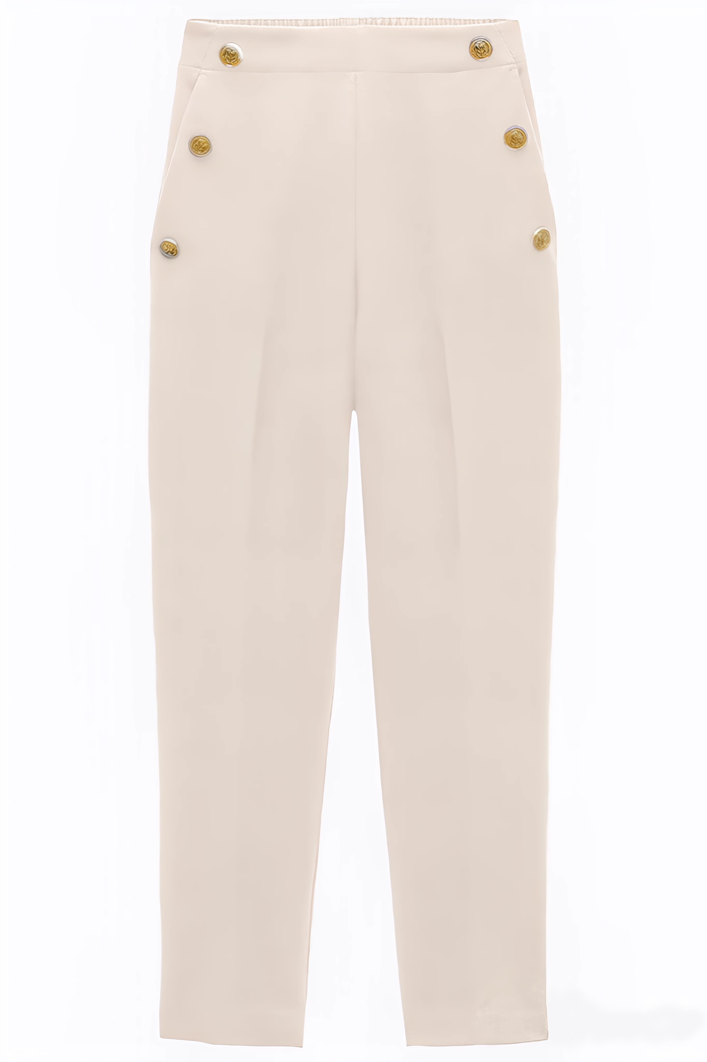Pantalón con Botones Dorados