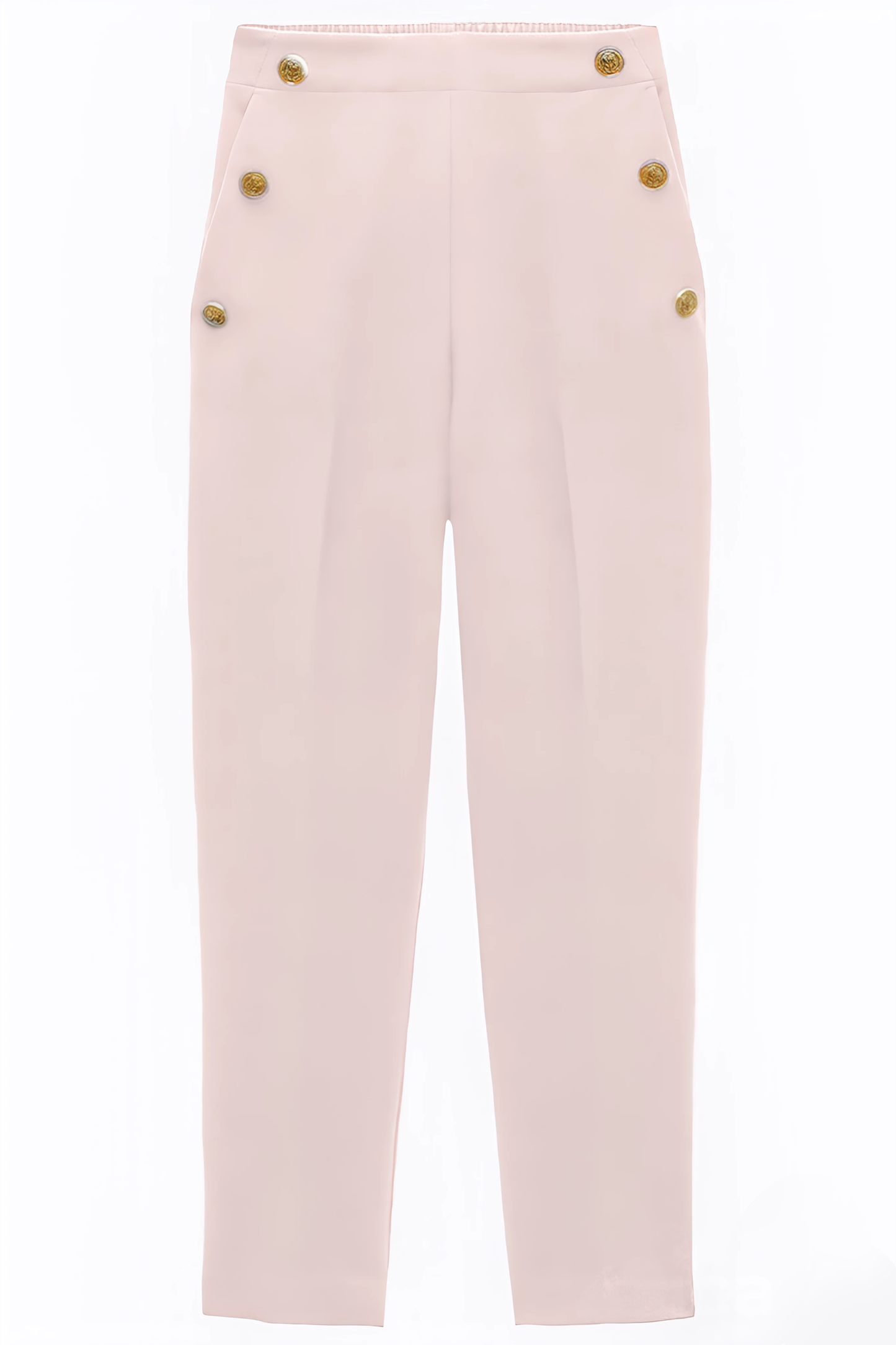 Pantalón con Botones Dorados