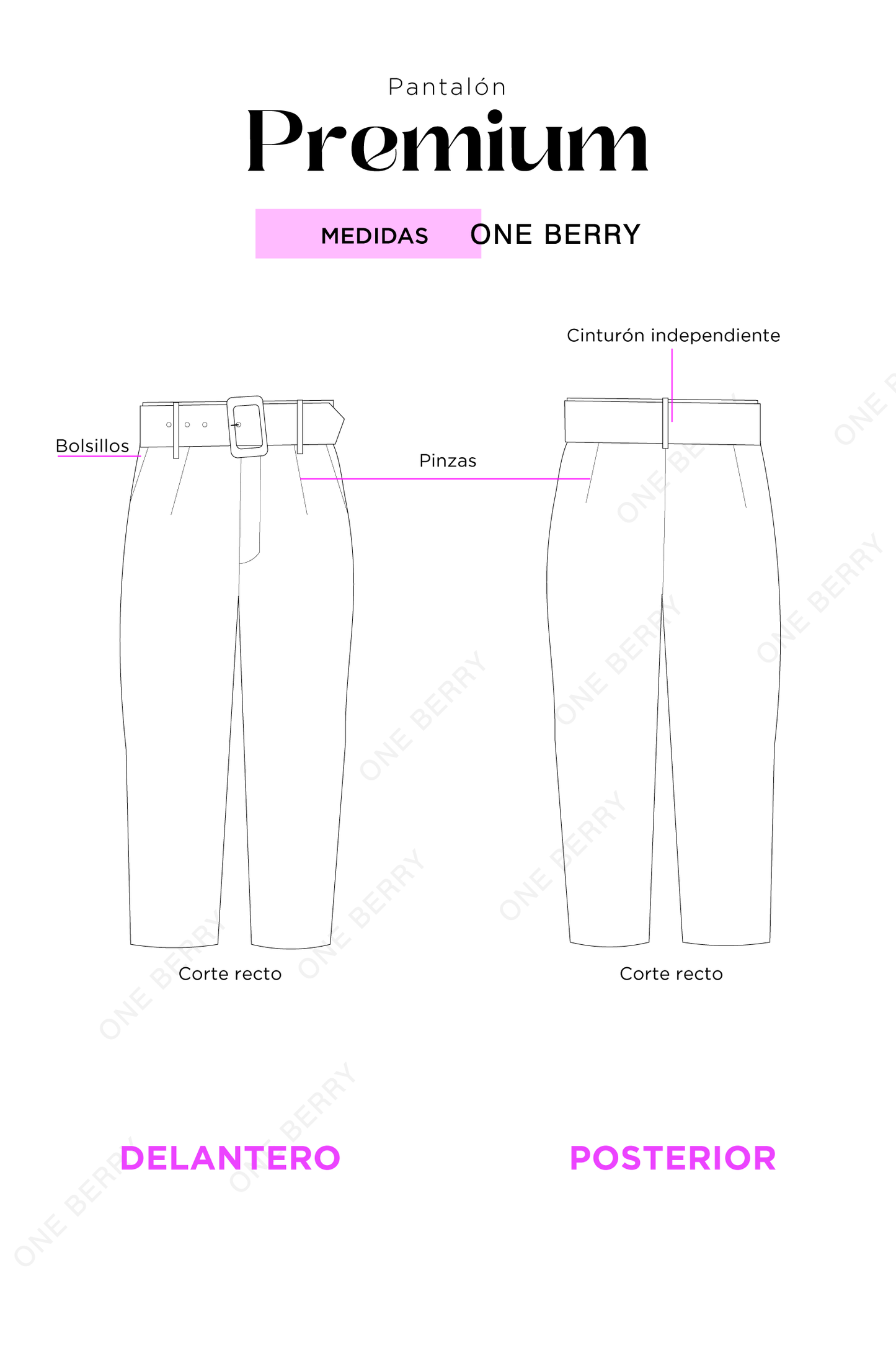 Pantalón Premium Cinturón