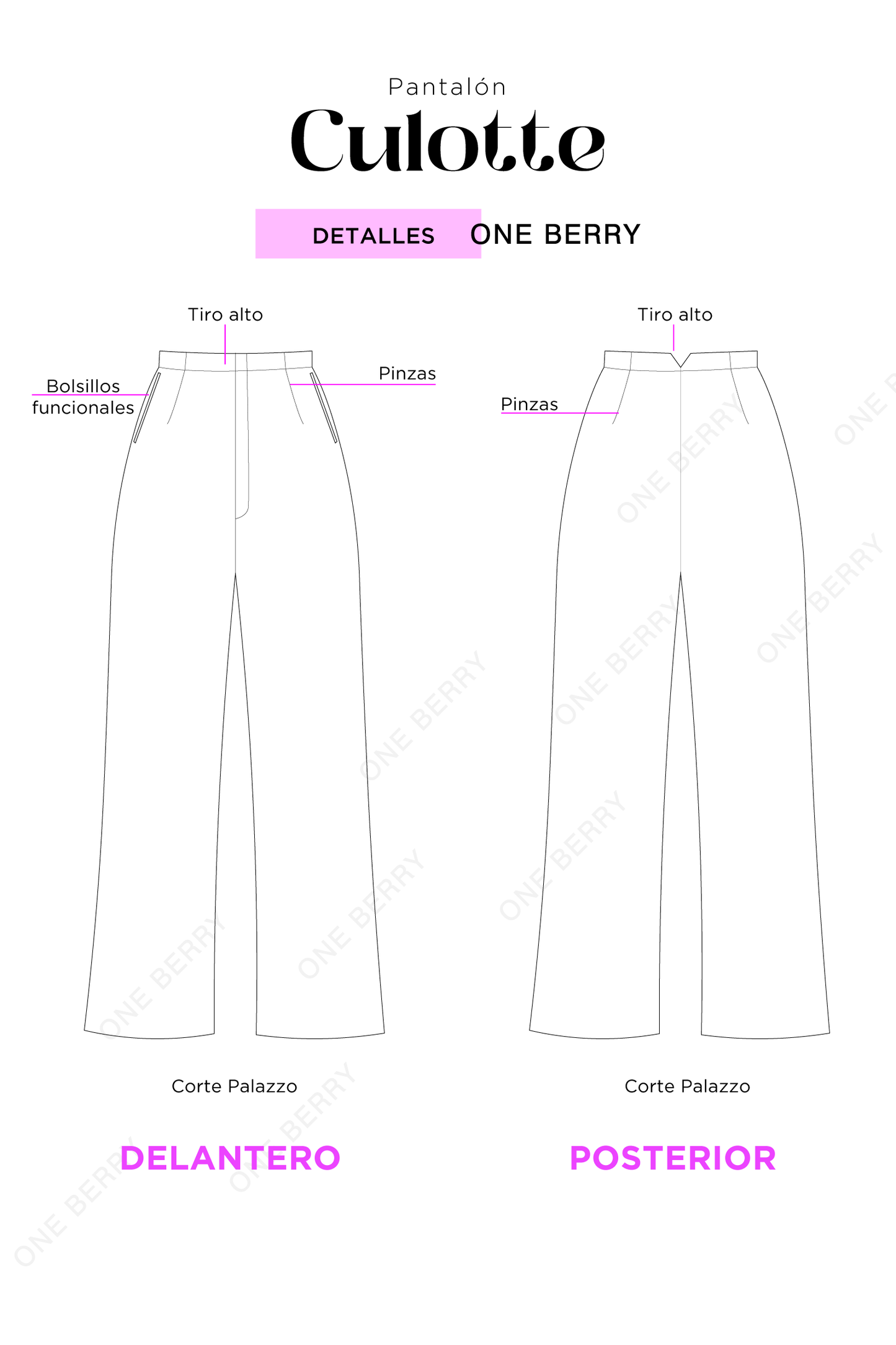 Pantalón Culotte