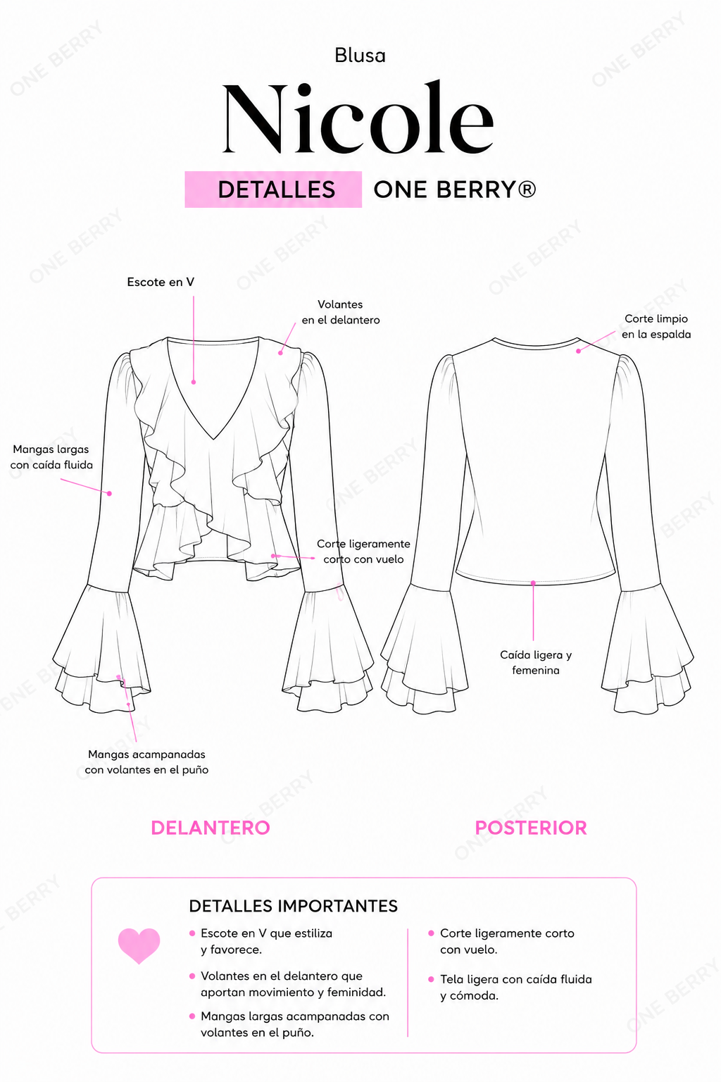 Blusa Nicole | Pre orden